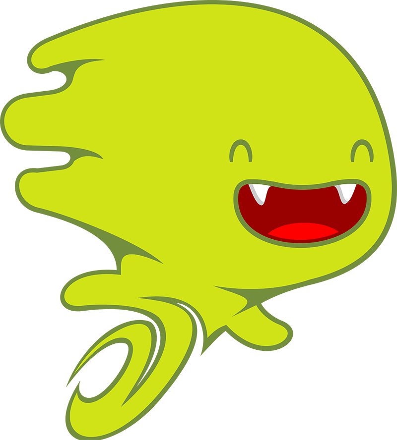 Zöld Gremlin DistroKid logó